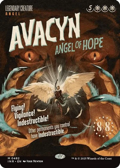 Avacyn, Angel Of Hope [Borderless Foil] #482
