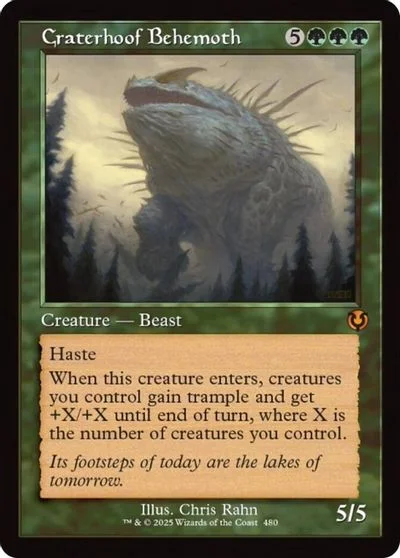 Craterhoof Behemoth #480