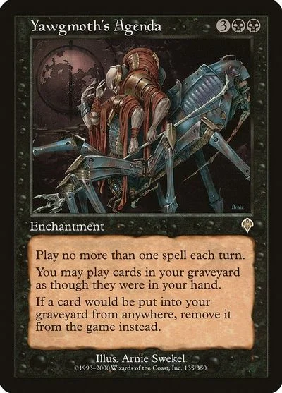 Yawgmoth's Agenda [Foil] #135