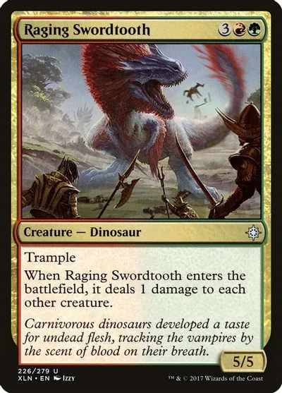 Raging Swordtooth [Foil] #226