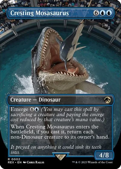 Cresting Mosasaurus [Borderless] #2