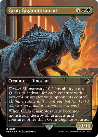 Grim Giganotosaurus [Borderless] #11