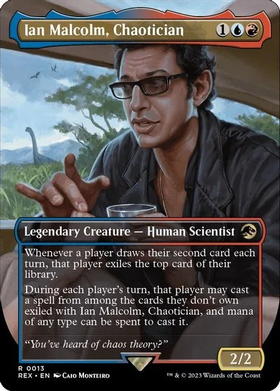 Ian Malcolm, Chaotician [Borderless] #13
