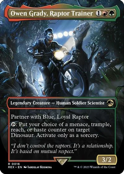 Owen Grady, Raptor Trainer [Borderless] #16