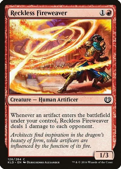 Reckless Fireweaver [Foil] #126