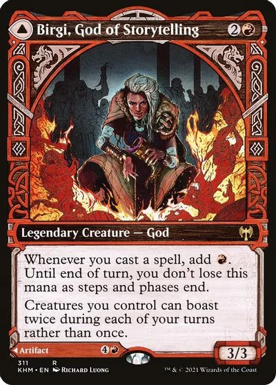 Birgi, God of Storytelling & Harnfel, Horn of Bounty [Showcase Foil] #311