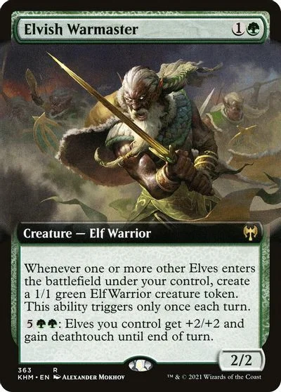 Elvish Warmaster [Extended Art] #363