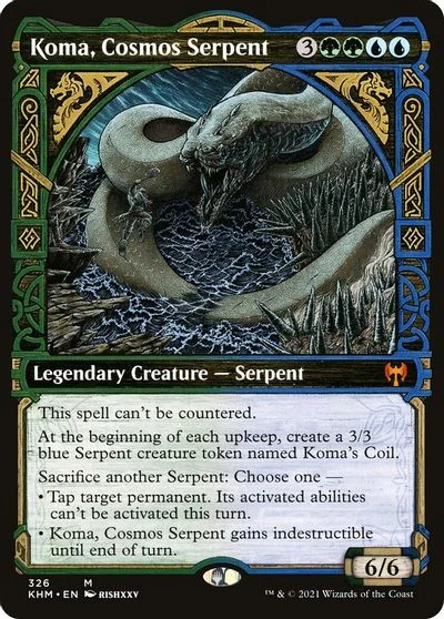 Koma, Cosmos Serpent [Showcase Foil] #326
