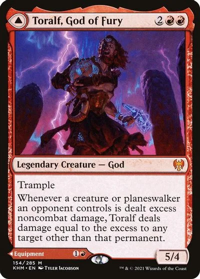 Toralf, God of Fury & Toralf's Hammer [Foil] #154