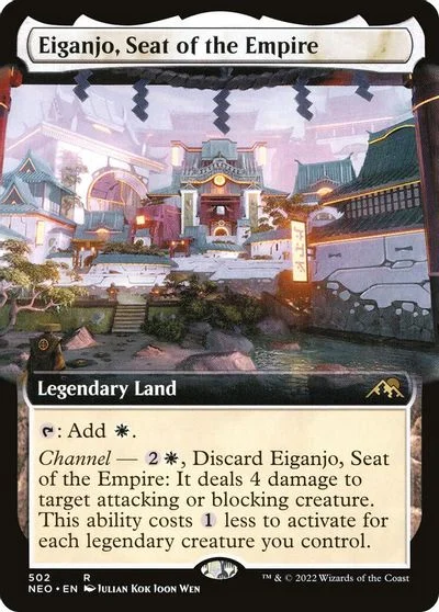 Eiganjo, Seat Of The Empire [Extended Art Foil] #502