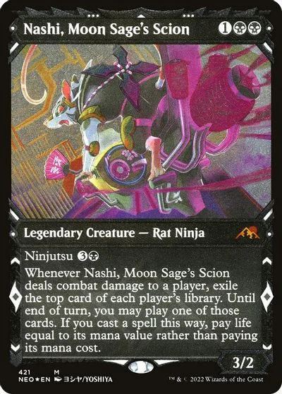 Nashi, Moon Sage's Scion [Etched Foil] #421