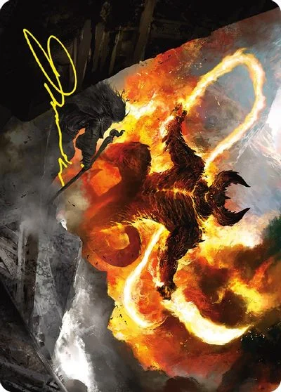 The Balrog, Flame of Udun [Gold Signature] #36