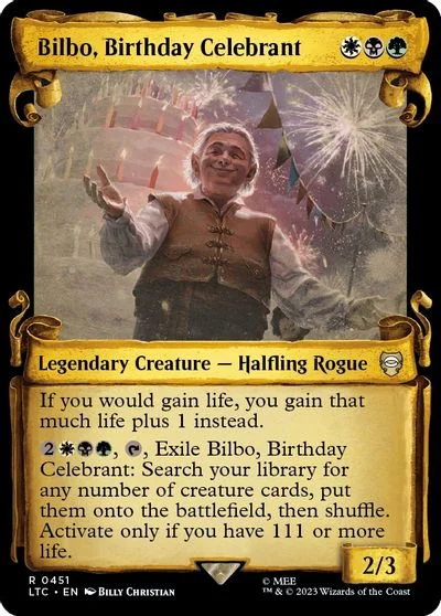 Bilbo, Birthday Celebrant #451