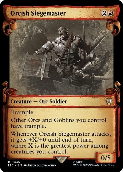 Orcish Siegemaster [Foil] #435