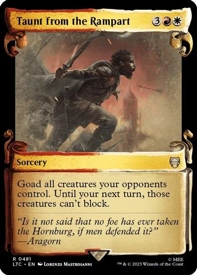 Taunt from the Rampart [Foil] #481