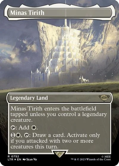 Minas Tirith [Borderless Foil] #341