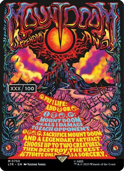 Mount Doom [Borderless Poster] #750