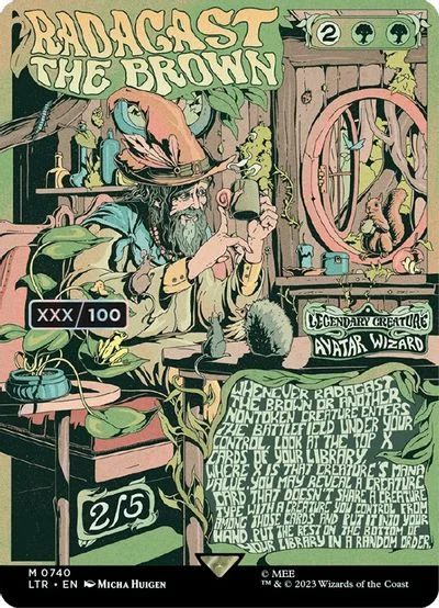 Radagast the Brown [Borderless Poster Foil] #740
