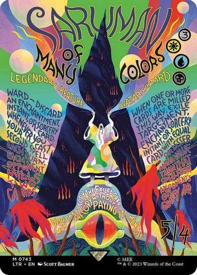 Saruman of Many Colors [Borderless Poster] #743