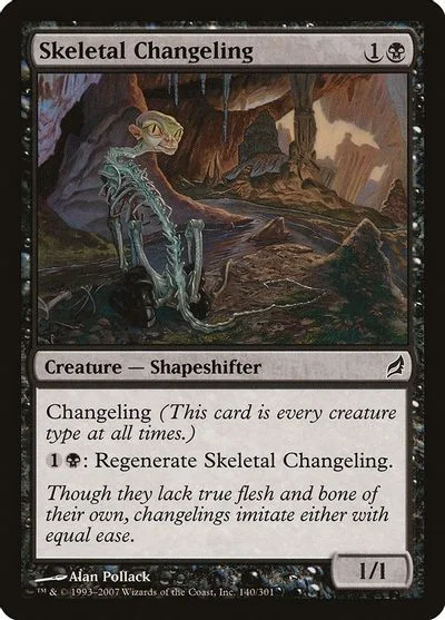 Skeletal Changeling [Foil]