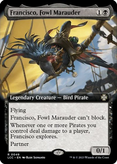 Francisco, Fowl Marauder [Extended Art] #49