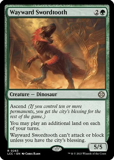 Wayward Swordtooth #263