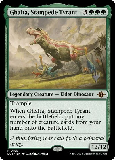 Ghalta, Stampede Tyrant [Planeswalker Stamped] #185