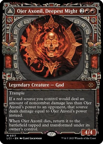Ojer Axonil, Deepest Might // Temple Of Power [Showcase Foil] #317