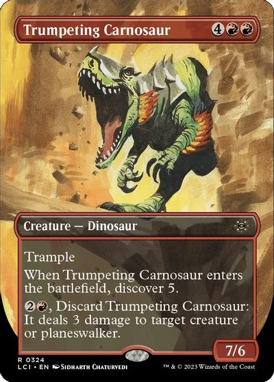Trumpeting Carnosaur #324