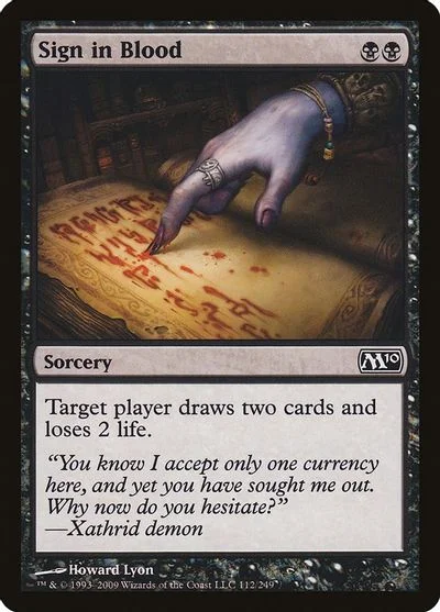 Sign in Blood [Foil]