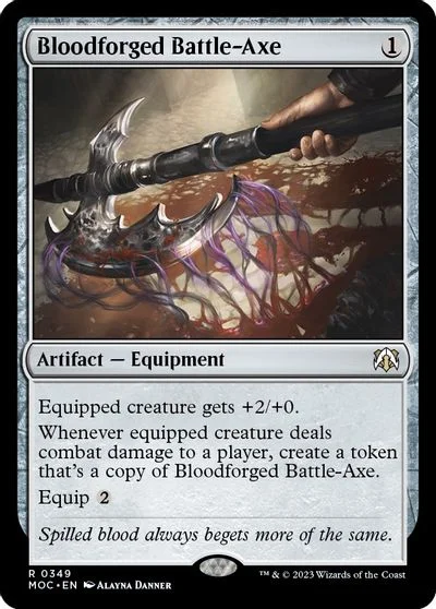 Bloodforged Battle-Axe #349