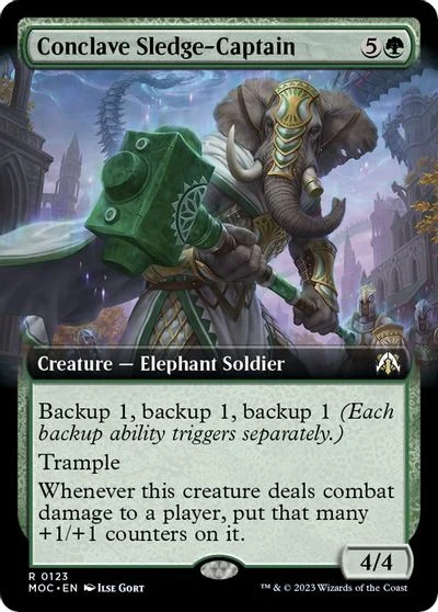 Conclave Sledge-Captain [Extended Art] #123