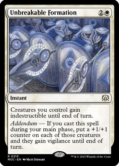 Unbreakable Formation #213