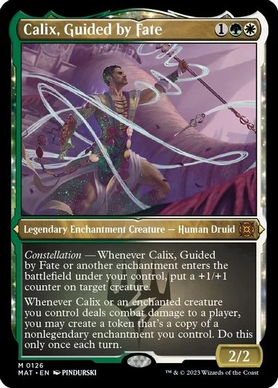 Calix, Guided by Fate [Etched Foil] #126