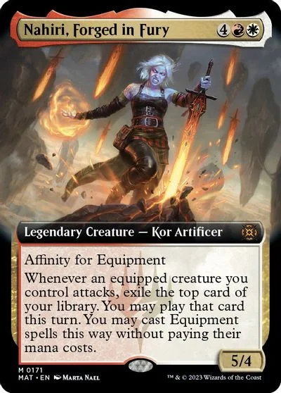 Nahiri, Forged In Fury [Extended Art Foil] #171