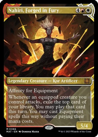 Nahiri, Forged In Fury [Showcase Foil] #86