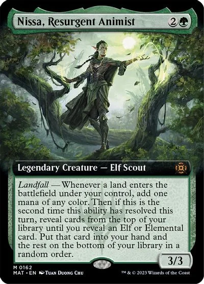 Nissa, Resurgent Animist [Extended Art] #162