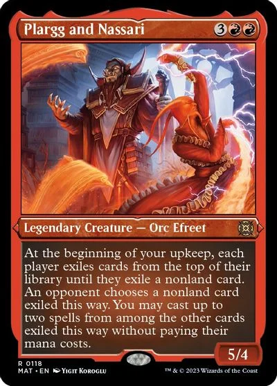 Plargg and Nassari [Etched Foil] #118