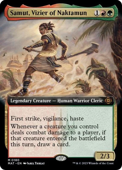 Samut, Vizier of Naktamun [Extended Art] #180