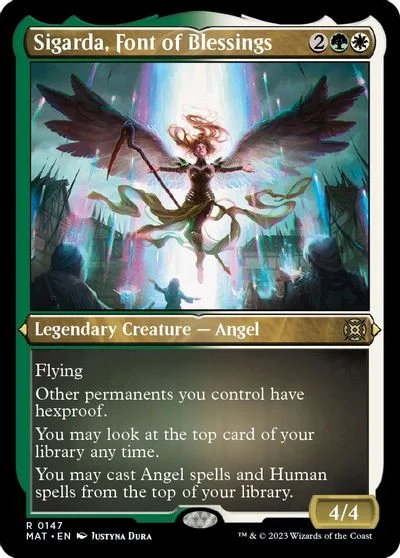 Sigarda, Font of Blessings [Etched Foil] #147