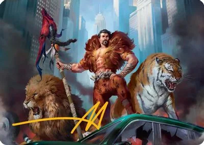 Kraven, Proud Predator [Gold Signature] #28