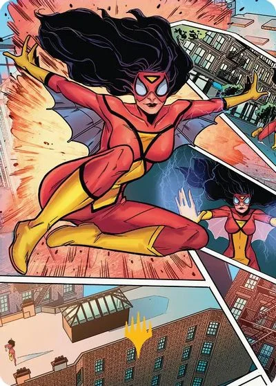 Spider-Woman, Stunning Savior [Gold Stamped] #51