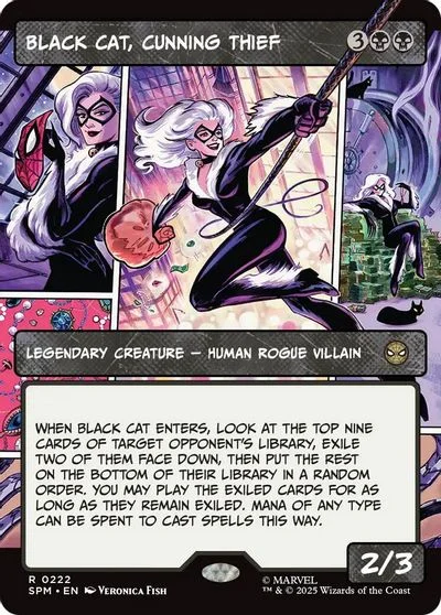 Black Cat, Cunning Thief [Borderless] #222