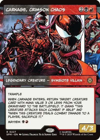 Carnage, Crimson Chaos [Borderless] #227