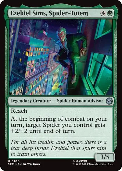 Ezekiel Sims, Spider-Totem [Foil] #100