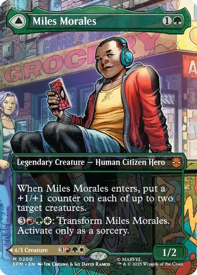 Miles Morales [Borderless Foil] #200