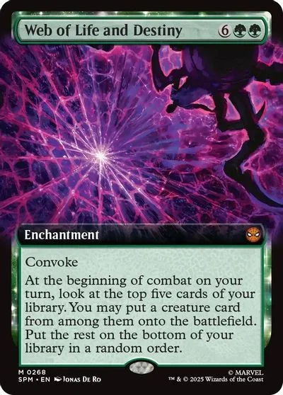 Web of Life and Destiny [Extended Art Foil] #268