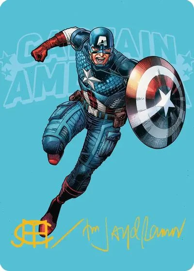 Captain America, Super-Soldier [Gold Signature] #21
