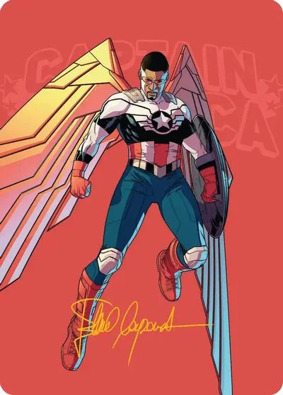Captain America, Wings Of Freedom [Gold Signature] #22