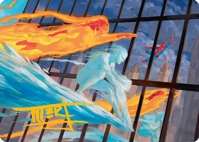 Iceman and Firestar [Gold Signature] #45